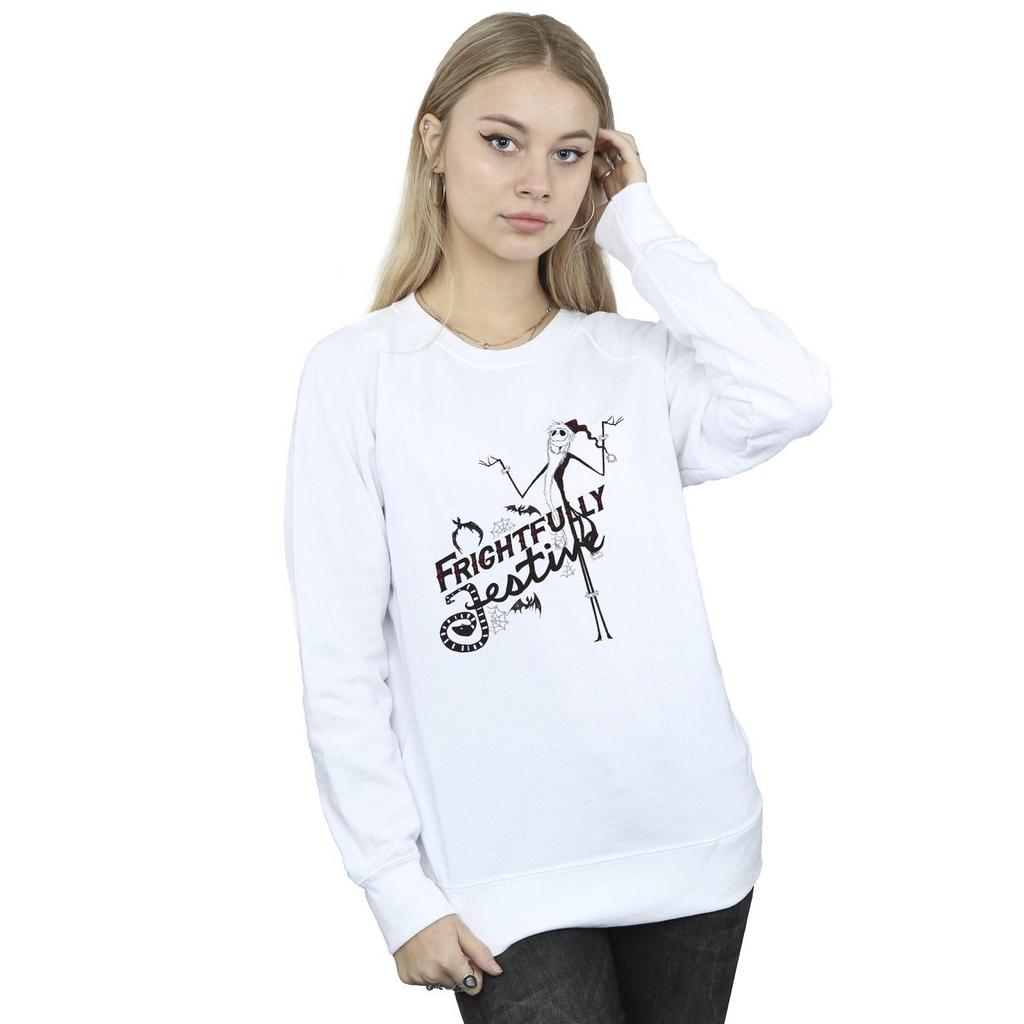 Disney Womens/Ladies The Nightmare Before Christmas Frightfully Festive Sweatshirt