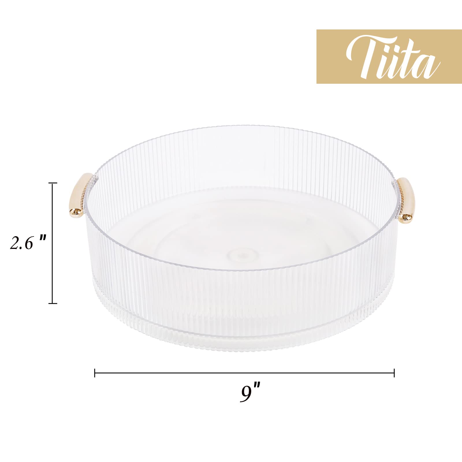 

Штабелируемый органайзер для макияжа, держатель для кистей для макияжа с вращающимся на 360 ° лотком для органайзера для макияжа, полка для держателя косметики