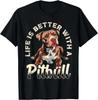 Funny Pitbull Dog Lover Bully Breed Pitbull Mom Dad Funny Gift Unisex T-Shirt