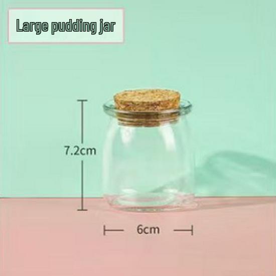 DIY Cork Star Wishing Drift Bottle - Clear Glass Ocean Lucky Star Bottle