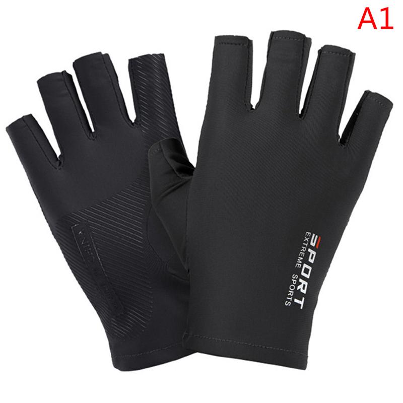 

1 Pair Motorcycle Gloves Breathable Ice Silk Non-Slip Anti-UV Outdoor Sports Rider Gloves Protective Hand Gloves Free shipping