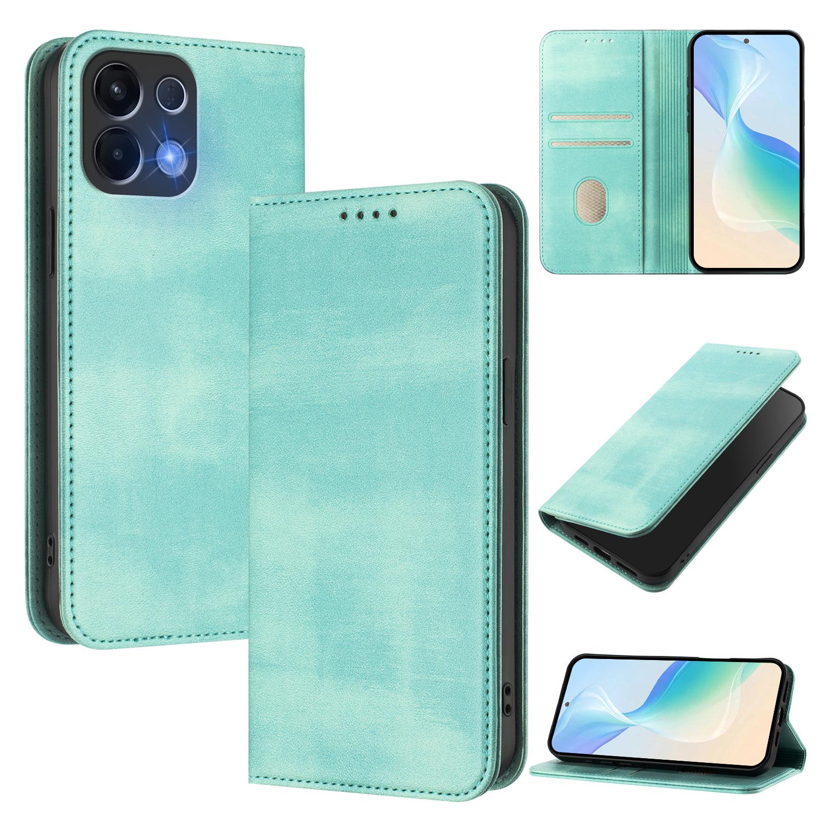 

For Oppo K13 5G Wallet Cases Retro Texture RFID Blocking Leather Phone Cover Pink