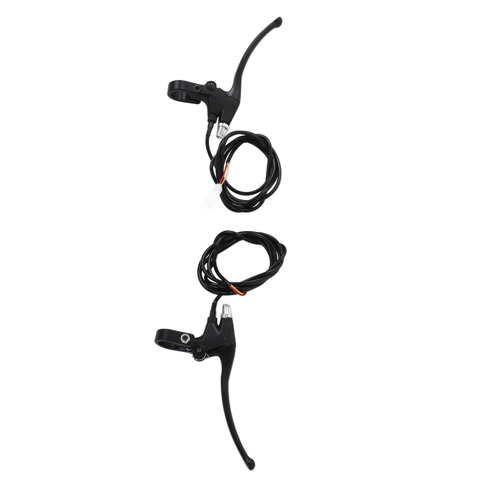 2Pcs Electric Bike Brake Levers Aluminium Alloy Electric Bicycle Brake Handle Bike Replacement Parts