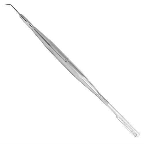 Outil De Cils - K-PRO - Peigne Lifting - 13,5 Cm - Argent - Précision Élevée