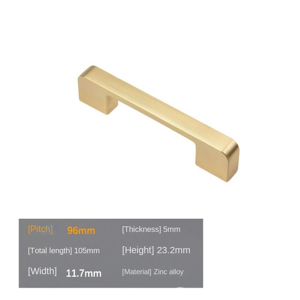 New Zinc Alloy Door Handle 96/128/160 MM Punching Holes Solid Handle Multifunctional Hardware Cabinet Drawer Knobs Cabinet