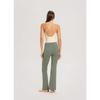Budhi Mudra Shirring Flare Pants Sea Spray