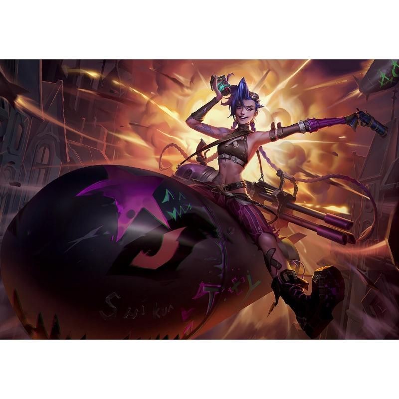 Arcane League of Legends Series Poster Print Canvas Art Pictures Home for Living Room and Gameroom Wall Decor Frameless Painting