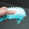 Multi-Purpose Dual-Head Toilet Brush with Soft Hair & Curved Bristles for Bathroom Cleaning. Long Handle for Convenience