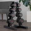 Huaya Coated Steel Multi-Tier Dumbbell Storage Rack