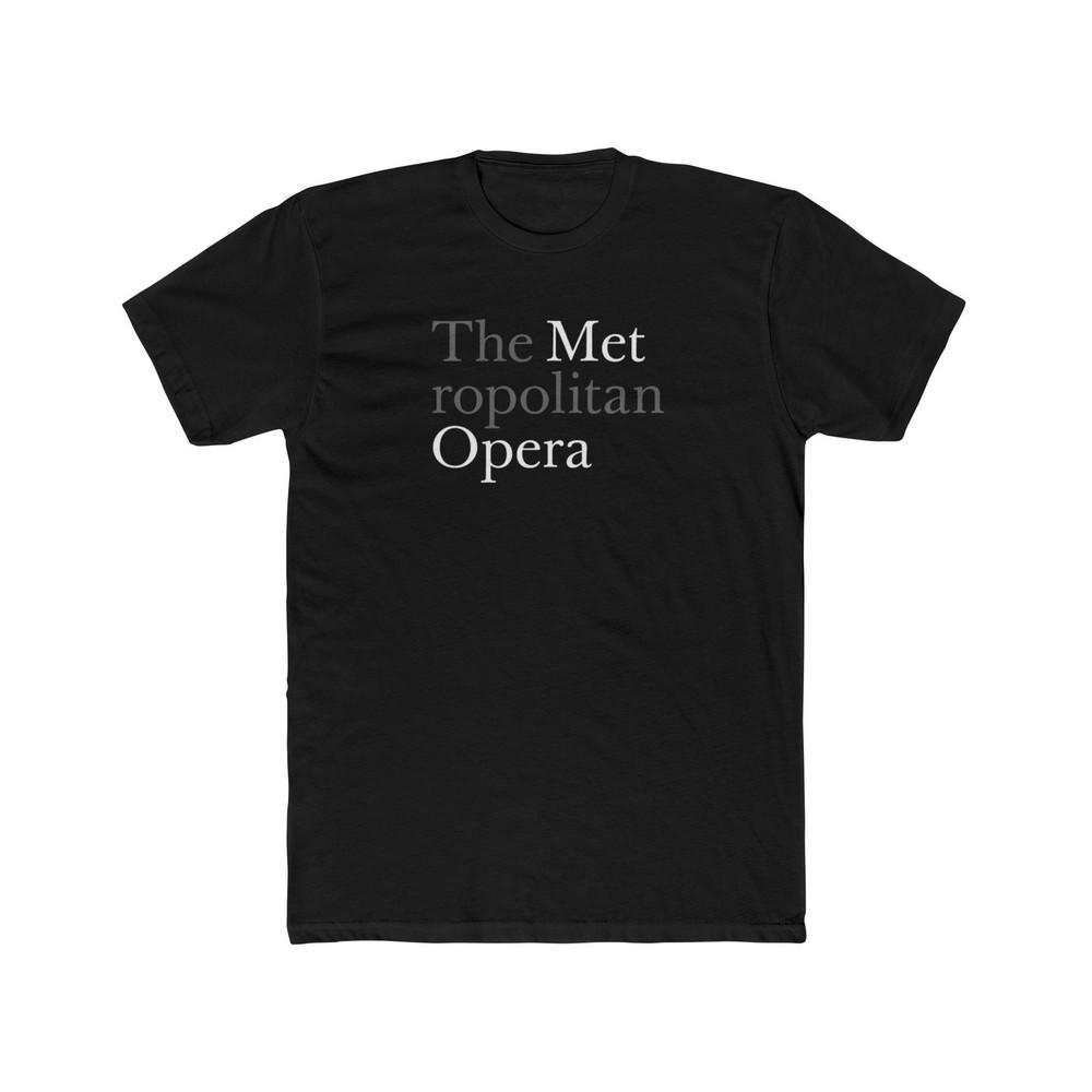 The Metropolitan Opera New York City Men#039;s Cotton Crew Tee Lincoln Center Unisex T-Shirt L