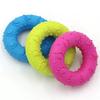 TPR Paw Print Donut Dog Chew Toy Eco‑friendly Molar Teeth Cleaning Bite‑resistant Ring Toy For Dogs