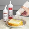 Würzsaucen-Quetschflaschen 250/350/450ml Ketchup Senf Salatsoße Spender mit Aufsatzdeckeln Olivenölflasche Küchenhelfer