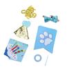 Dog Birthday Party Supplies Scarf Birthday Hat Happy Birthday Banners Dog Paw Balloon Dog Birthday Set