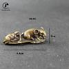 Antique Bronze Wealth Rats Longevity Statue Pure Copper Figurines Ornaments Home Decor happy family mother 's love never changes