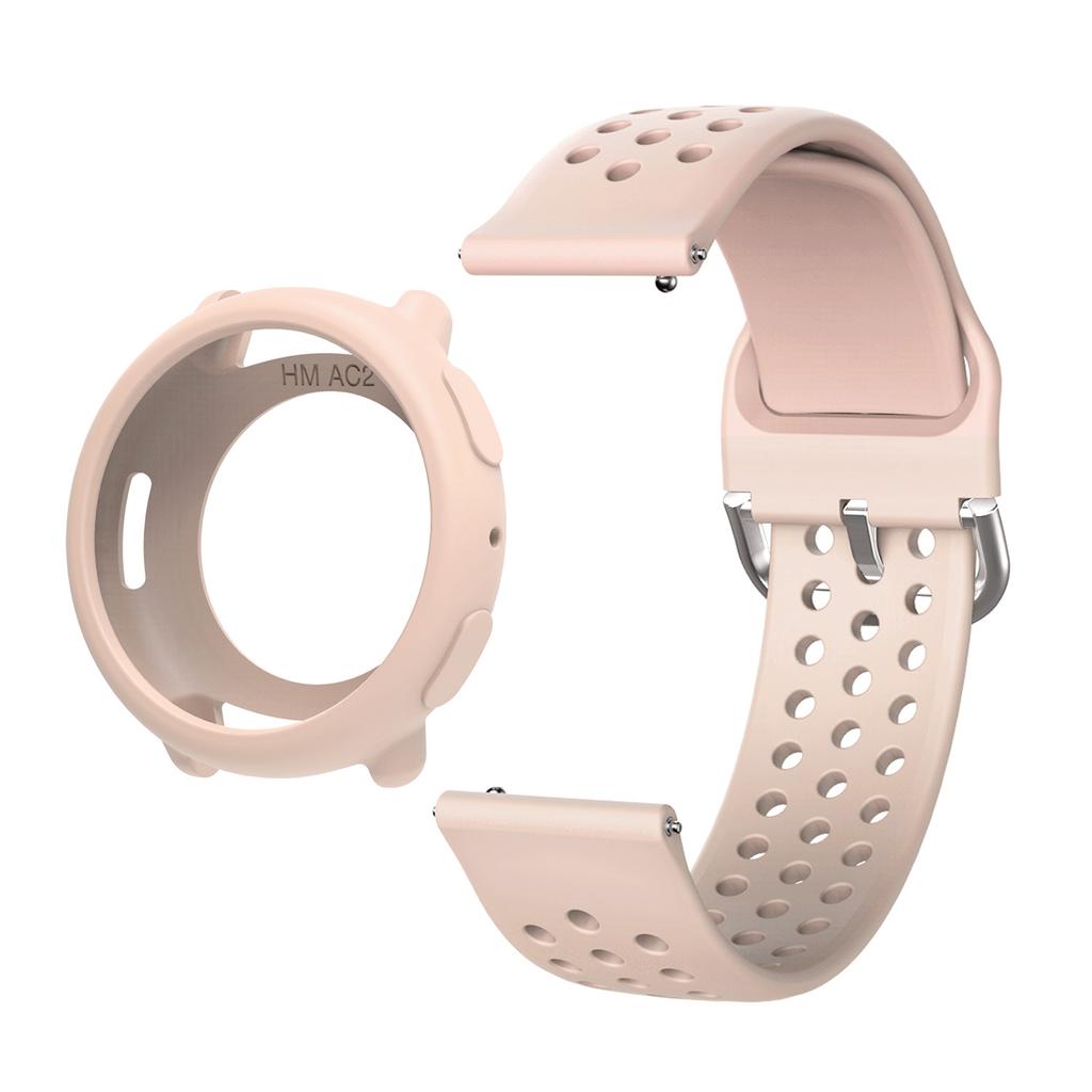 Silikon Schutzhülle+Armbandabdeckung Hülle Für Huami Amazfit Active2 Smart Ersatz Zubehör Rahmen Hüllen Bildschirmschutzhülle