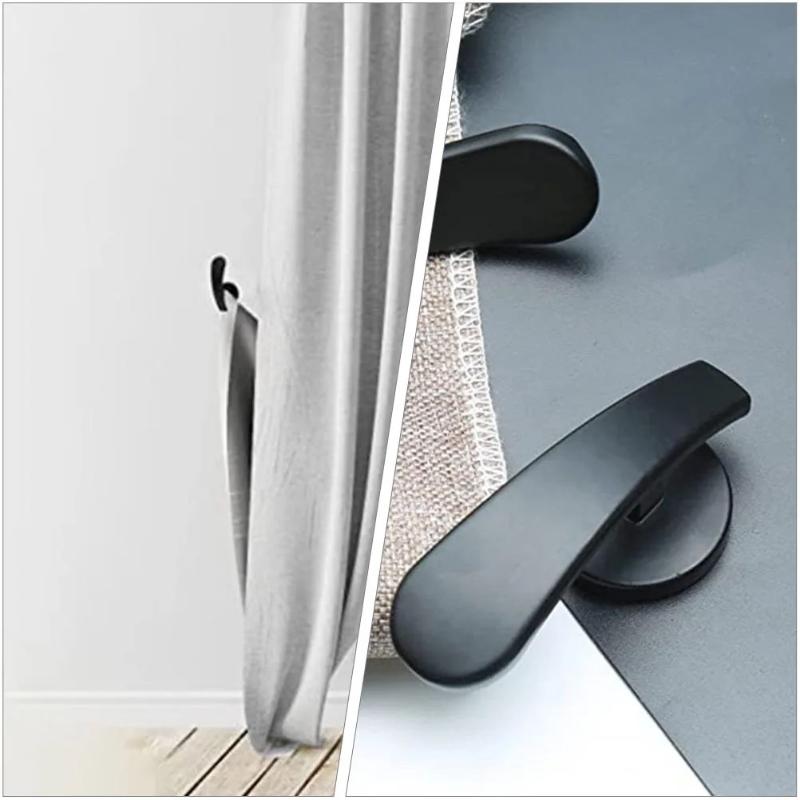 2Pcs Retro Practical Mounted Metal Hooks Curtain Tieback Curtain Hooks Wall Hanger Curtain Holder Home Decor Accessories