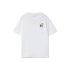 Li Ning Série Mode Sport T-shirt à Manches Courtes Imprimé Pixel Dessin Animé Unisexe Hauts Blanc AHSRB36-4