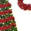 2/5/10M DIY Christmas Decorations Strip Colorful Strips Wreath Christmas Glitter Garland Tinsel Ribbon
