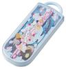 Skater Bento Chopsticks Trio Set Sanrio Fancy Children's (Chopsticks, Spoon, Fork, 16.5cm) - Cinnamoroll, Snacks, Sweets, Girls, TACC2-A
