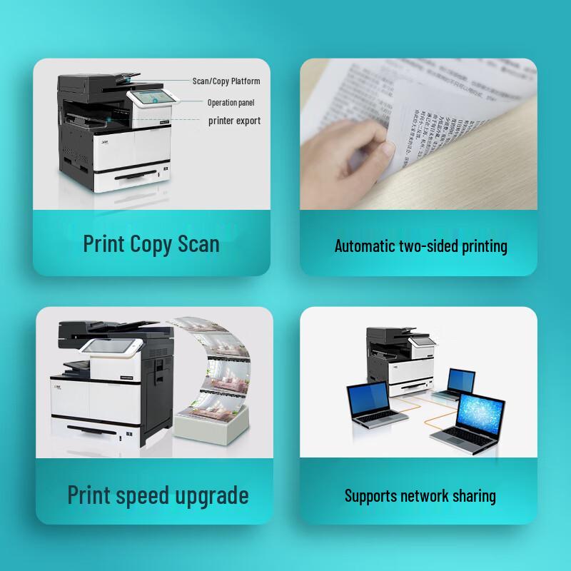 LANXUM A4 Duplex Laser Printer CN Plug (adapter Included)