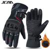 Winter Motorcycle Gloves Men Women Waterproof Windproof Thermal Lined Riding Long Style