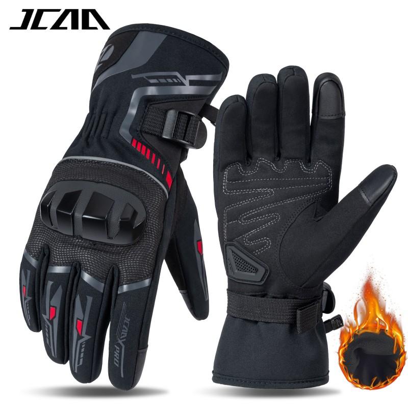 Winter Motorcycle Gloves Men Women Waterproof Windproof Thermal Lined Riding Long Style