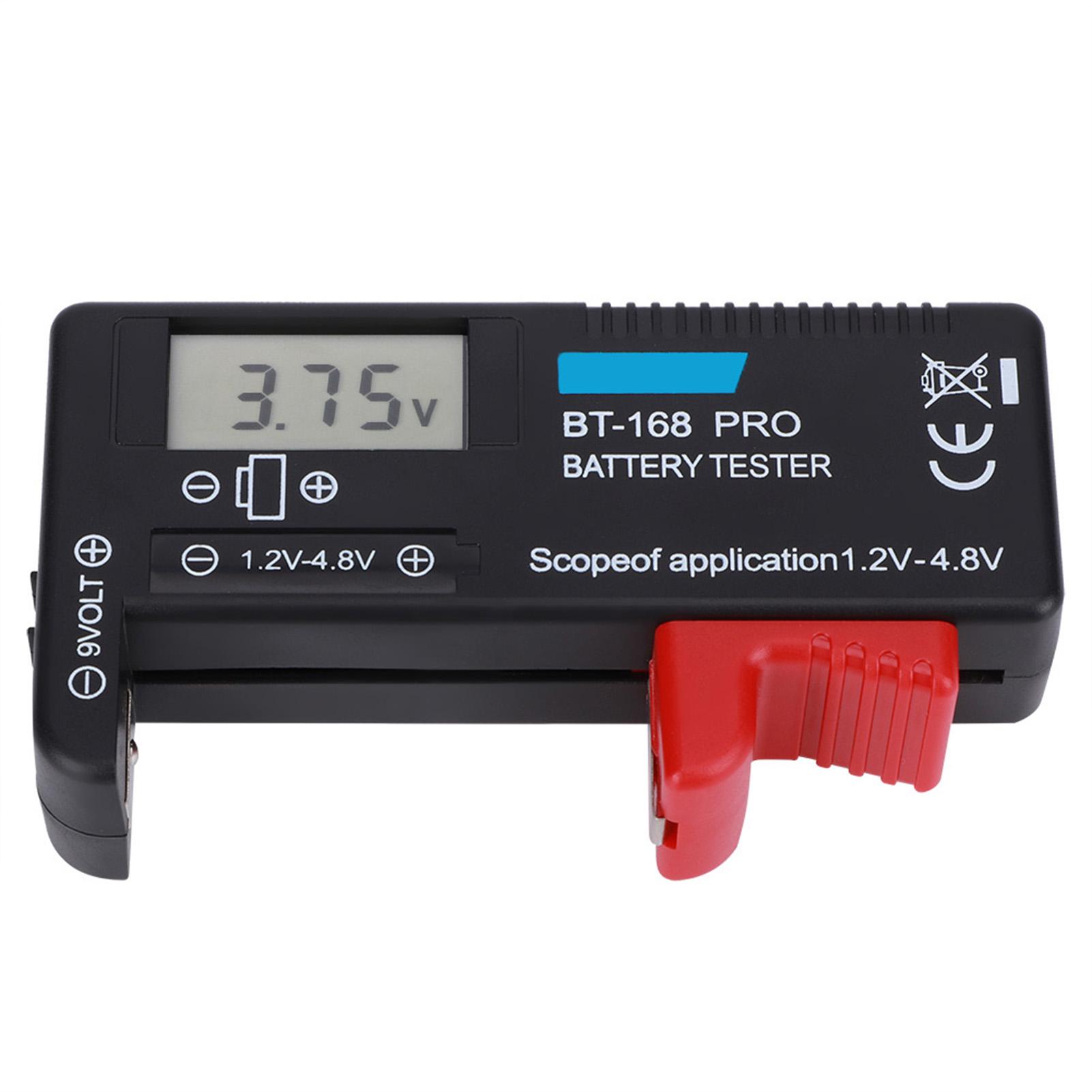 

BT‑168PRO Digital LCD Battery Tester 1.2V‑4.8V Battery Checker for Small Batteries Button Cell