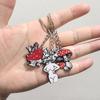 Acrylic Halloween Keychain Mushroom Girl Key Ring Crossbody Bag Pendant Keychain