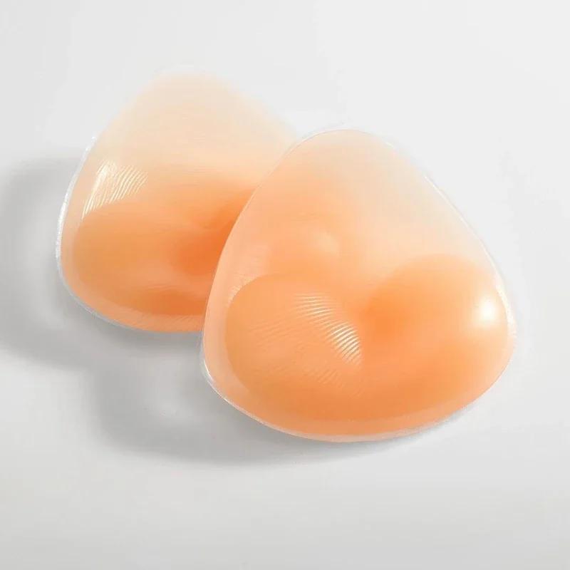 Invisible Chest Push Up Sticky Bra Thicker Sponge Bra Pads Breast Push Up Enhancer Silicone Removeable Inserts Swimsuit Bra