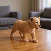 Miniatur Löwenmodell Realistische Wildtier-Figur für Jungen und Mädchen Lernspielzeug Haus Bücherregal Schreibtisch Dekoration Schmuckstück