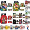 New Arrival Mario Cartoon Backpack For Elementary And Middle School Students Lunch Bag And Pencil Case Included