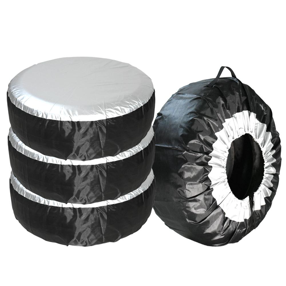 1PCS Car Spare Tyre Cover Garage Tire Case Auto Vehicle Automobile Tire Accessories Summer Winter Car SUV Tire Cover