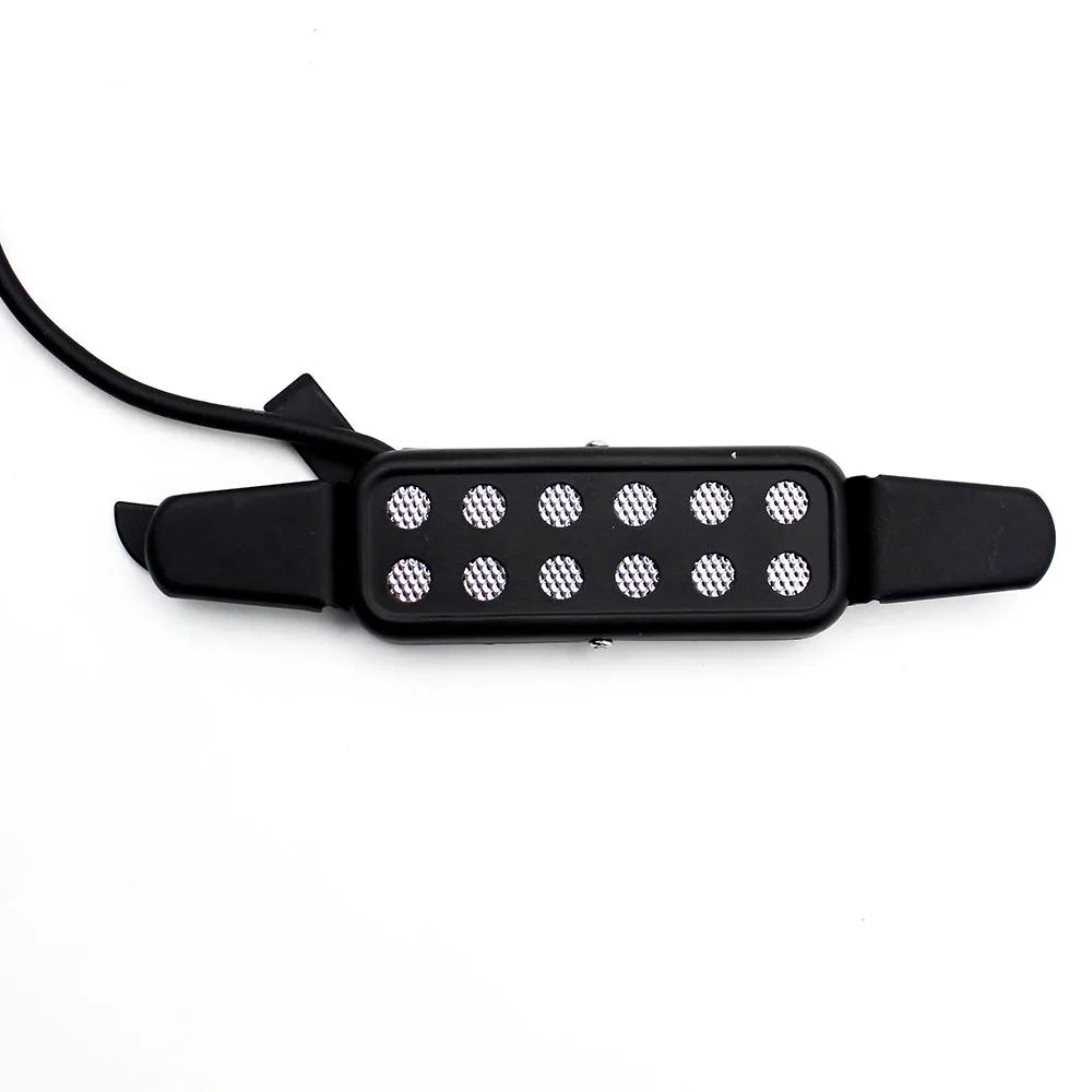 IRIN 12-hole Guitar Sound Hole Pickup Magnetic Transducer Audio Cable 6.35mm Plug Low Noise Acoustic Guitar Pickup Accessories