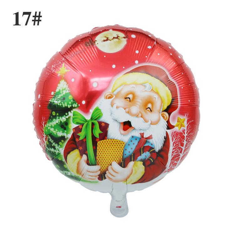 Christmas Party Decoration Set: Santa Claus & Snowman Balloons