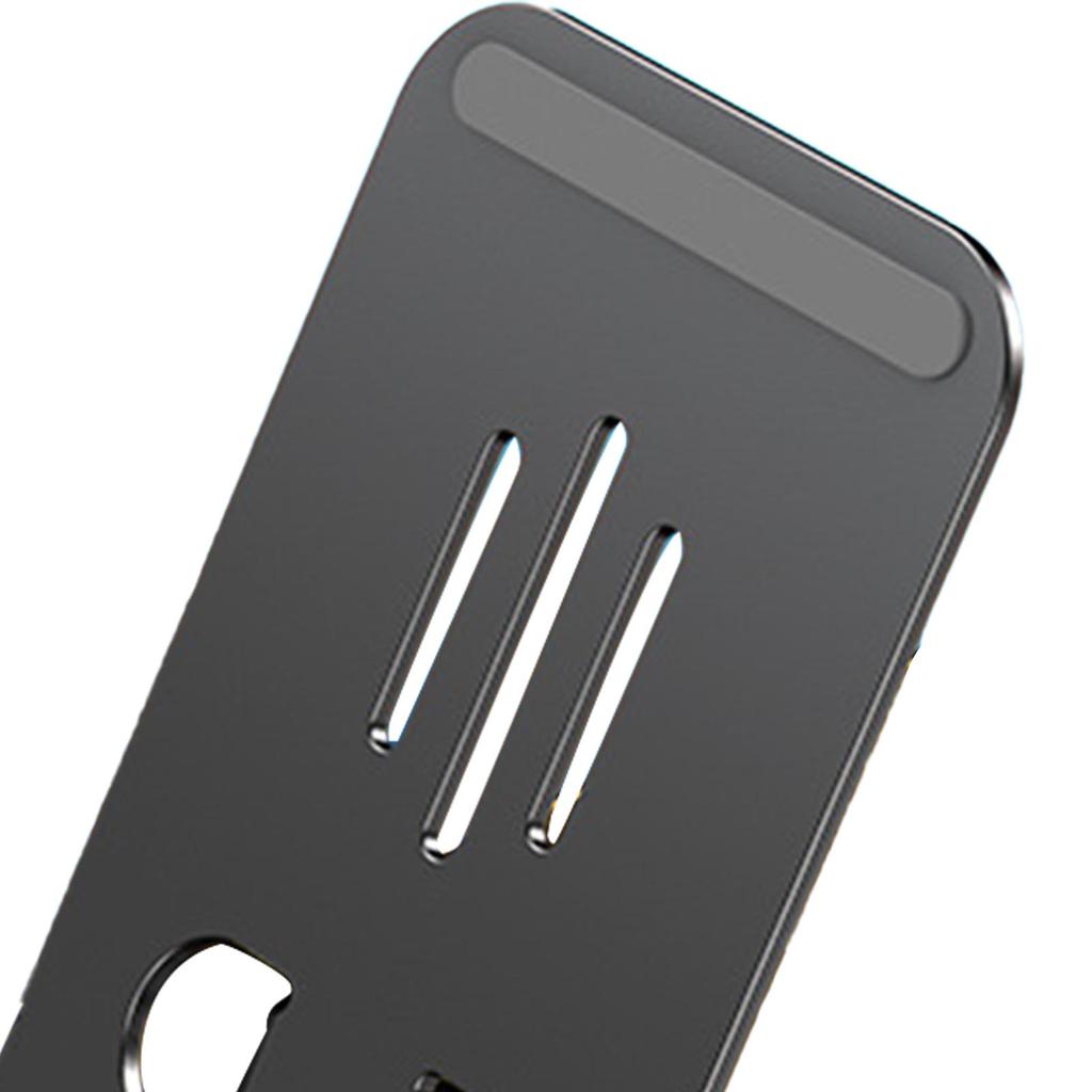 Phone Holder 360 Degrees Rotation Height Adjustable Foldable Portable Metal Desk Phone Dock Holder for