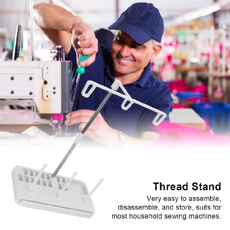 Sewing Thread Stand 3 Thread Spool Stand for Household Sewing Machine Embroidery Machine Detachable Sewing Thread Rack