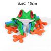 Realistic Magnetic Frog Toy Stress Relief Toys Jointed Jumping Frogs Model 3D Printed Magnet Frog