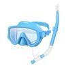 Adjustable Dry Snorkel Set with Diving Mask and Soft Silicones Seal Dry Snorkel Diving Goggles for Swimming Pool Ocean Use