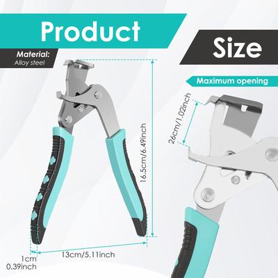 Pinces à clips de voiture multifonctionnelles, pince coupante diagonale, étrier à boucle, pince de serrage pour rivets de voiture, dénudeur de fil, agrafeuse, tournevis, outil de démontage