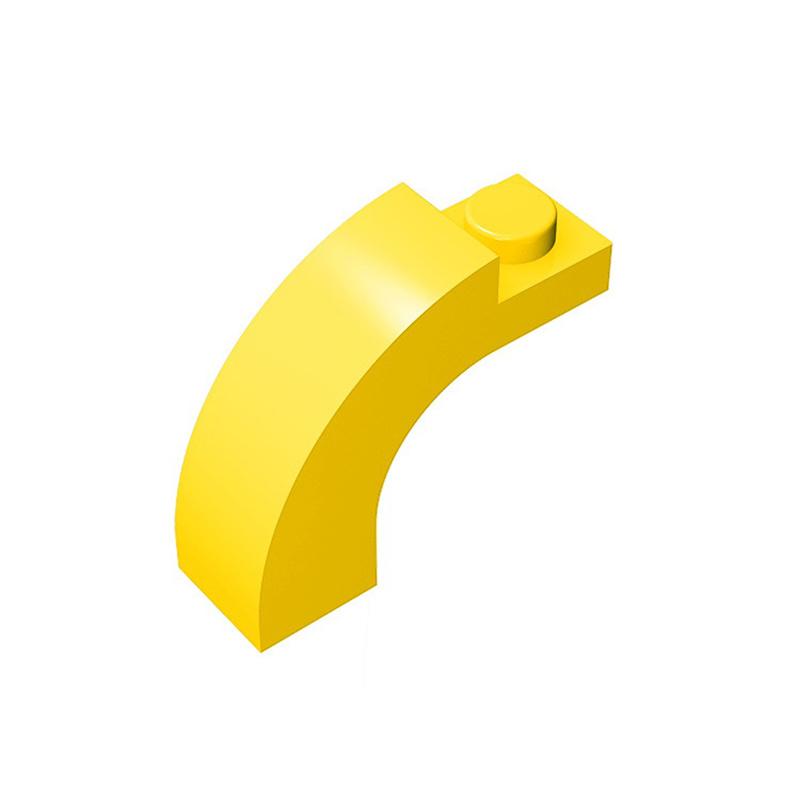 10Pcs 6005 92903 1x3x2 Curved Building Block Moc Accessories Compatible with Brick DIY Children Toy Assembly Gift Box