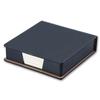 Sticky Note Box With Notepads Pu Leather Memo Pad Dispenser Desktop Supplies For Students Office Worker