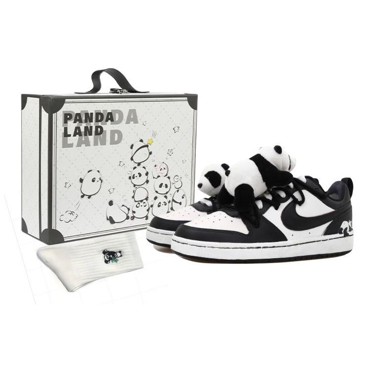 

Nike Court Borough Low 2 OKHR Low top Skateboard Shoes GS Black White DV5456-104(Team-) 37.5