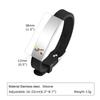 Vnox Free Personalized Autism ID Bracelets for Teens Girls Boys, Colored Puzzle Soft Silicone Bracelets, Cutom Contact Name ICE