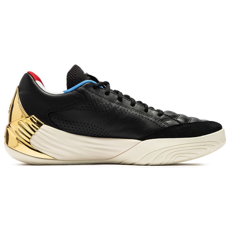 Puma Fusion Nitro Round Toe Lace-Up Synthetic Leather Polyurethane Shock Absorbing Non-Slip Wear-Resistant Support Low-Top Basketball Shoes 377107-01