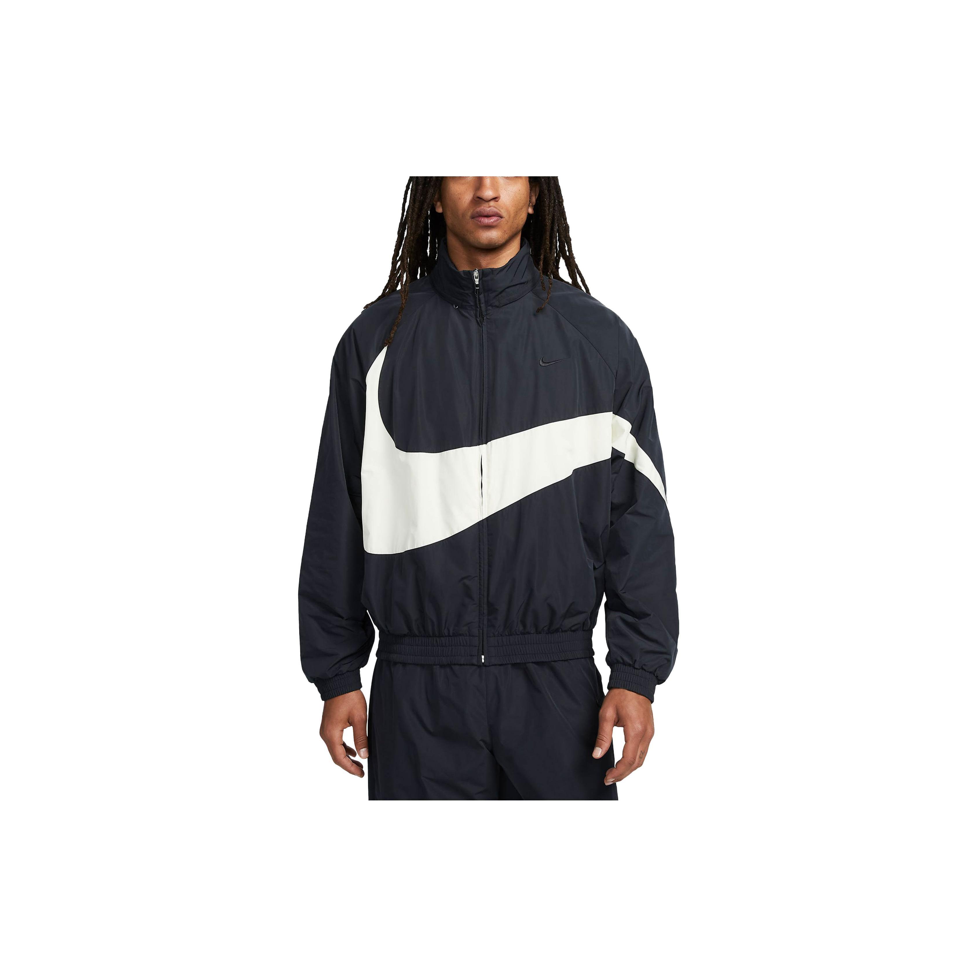 

Толстовка с капюшоном Nike Swoosh Large Logo Loose Fit, мужские куртки, черные FB7877-010 XL