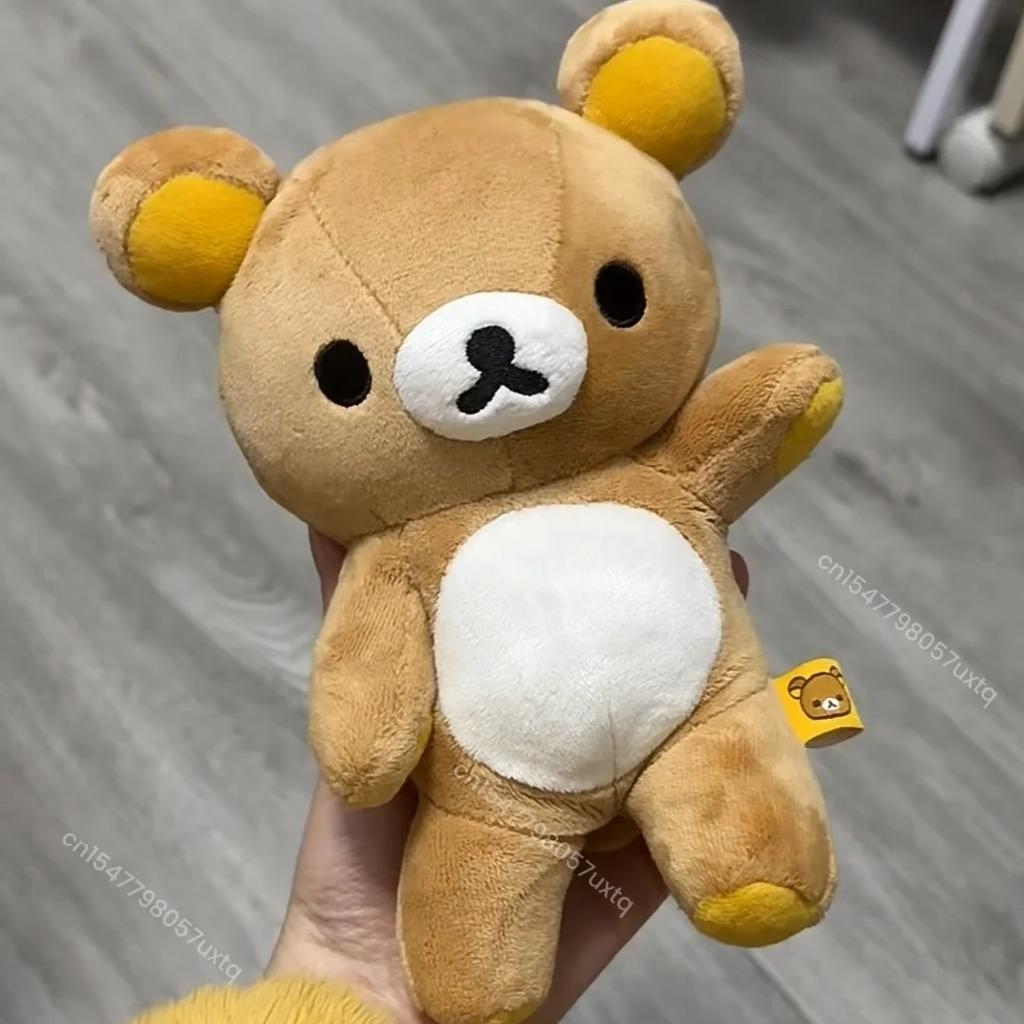 Con Etichetta Peluche Classico Rilakkuma Orso Marrone Peluche Morbido Bambola Stile Giapponese Per Decorazione Casa Regalo di Compleanno per Bambine