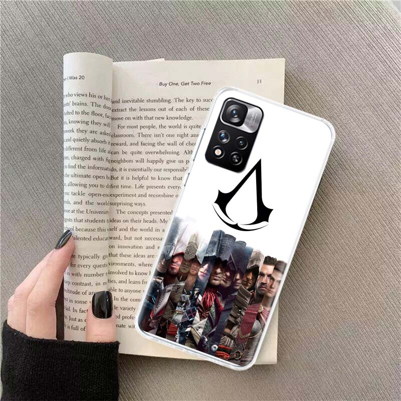 A-Assassins Game Creed Phone Case For Xiaomi Redmi Note 11 12 14 13 Pro Plus 5G 14S 4G 12S 10 10S 11T Pro 11S 11E Coque Fundas T