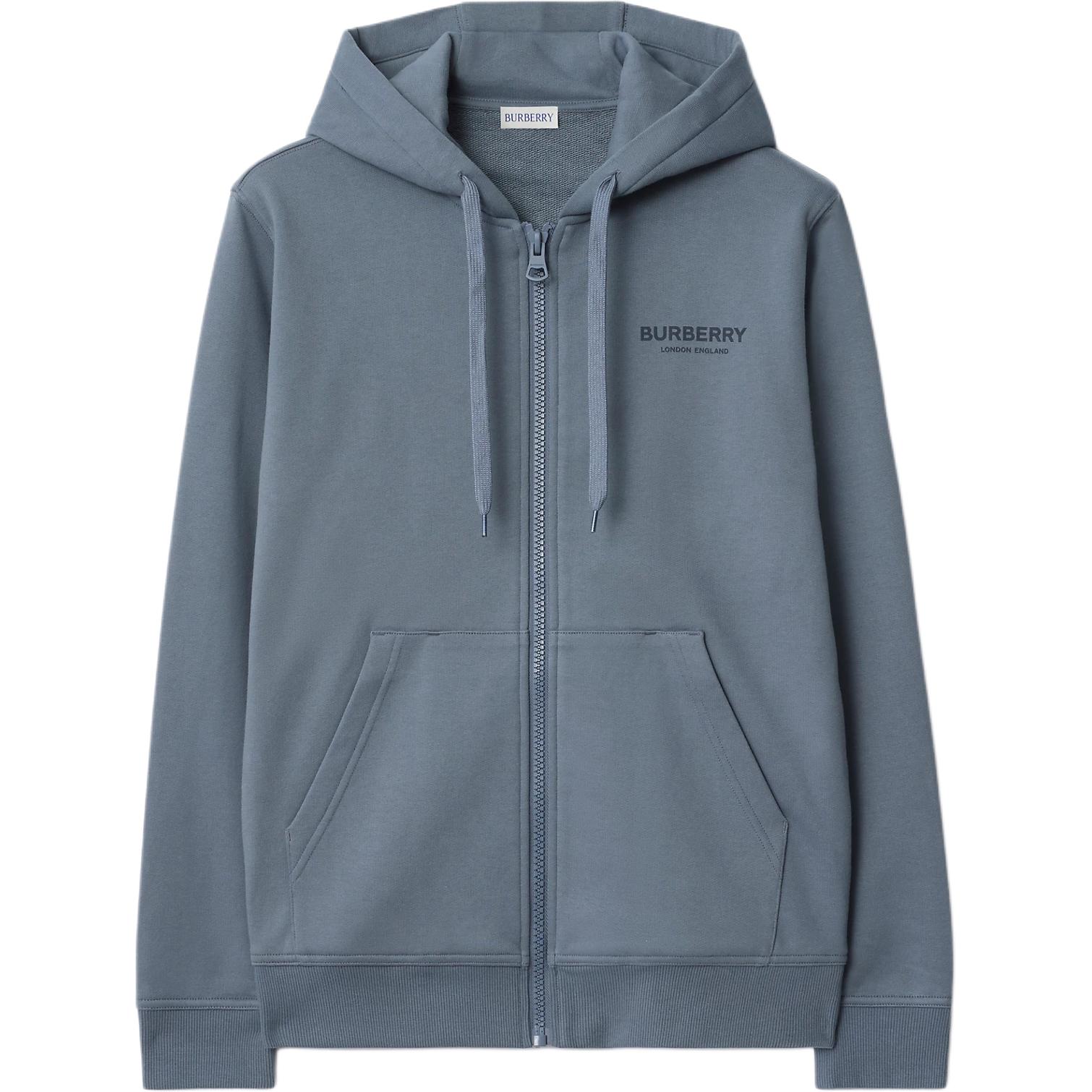 Burberry Sweatshirts Men`s Carbon Blue Hooded