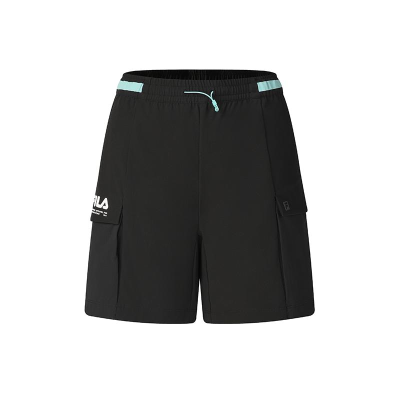 

Fila Исследуйте Классическую Моду Универсальные Простые Удобные Спортивные Уличные Тканые Шорты Пятиточки Женские шорты Глубокий Черный A11W527807F-BK M
