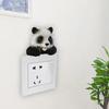 Creative Resin 3D Switch Stickers Living Room and Bedroom Wall Cartoon Switch Wall Stickers Decoration Protector Cover DIY